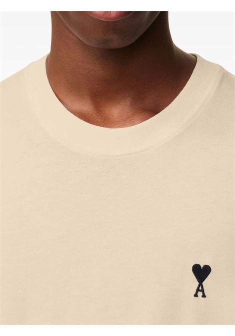 t-shirt contasted adc unisex creama AMI PARIS | HTS346.724229